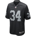 Men's Las Vegas Raiders Bo Jackson Black Game Retired Player Jersey