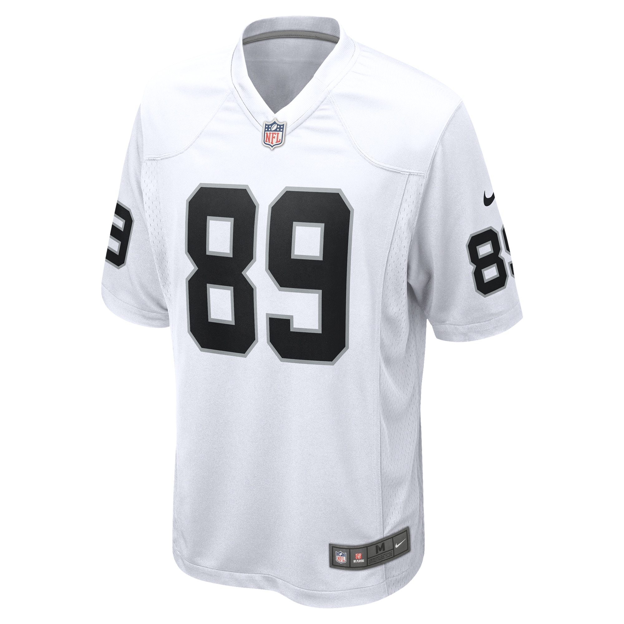 Men's Las Vegas Raiders Brock Bowers White Game Jersey