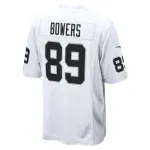Men's Las Vegas Raiders Brock Bowers White Game Jersey
