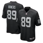 Men's Las Vegas Raiders Brock Bowers Black 2024 NFL Draft First Round Pick Player Game Jersey
