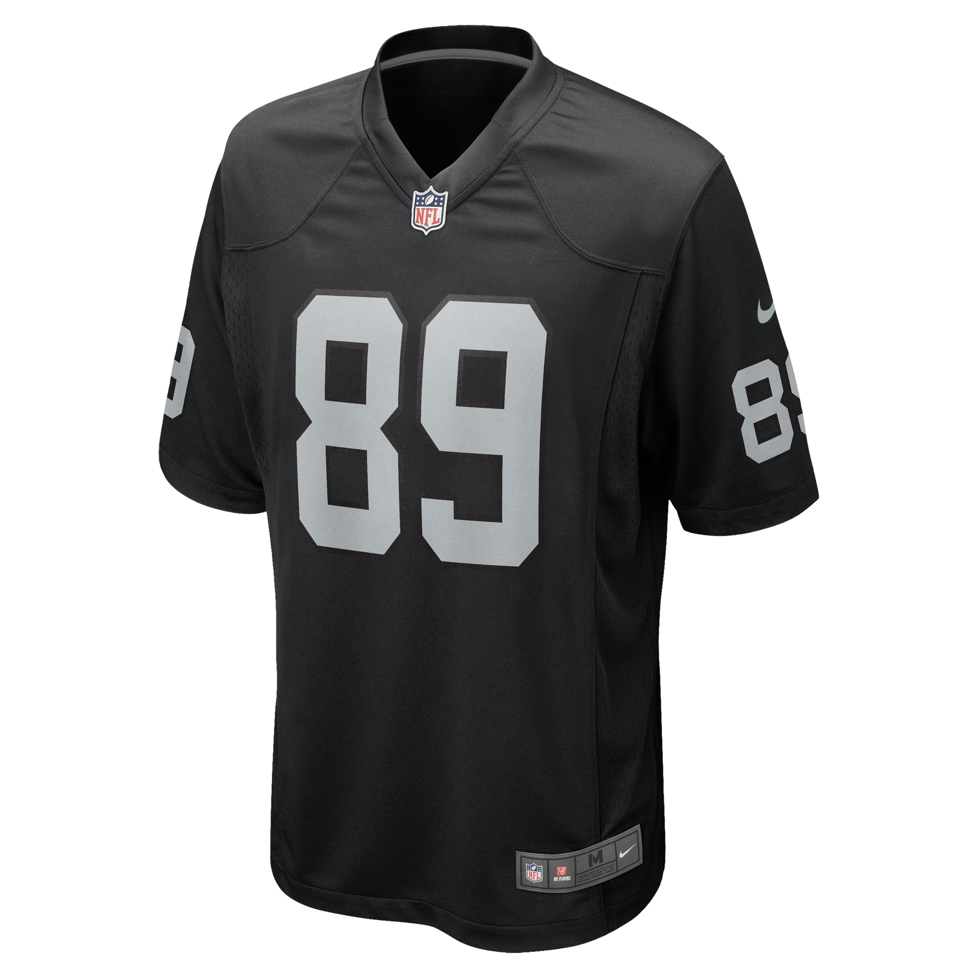 Men's Las Vegas Raiders Brock Bowers Black 2024 NFL Draft First Round Pick Player Game Jersey