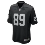 Men's Las Vegas Raiders Brock Bowers Black 2024 NFL Draft First Round Pick Player Game Jersey