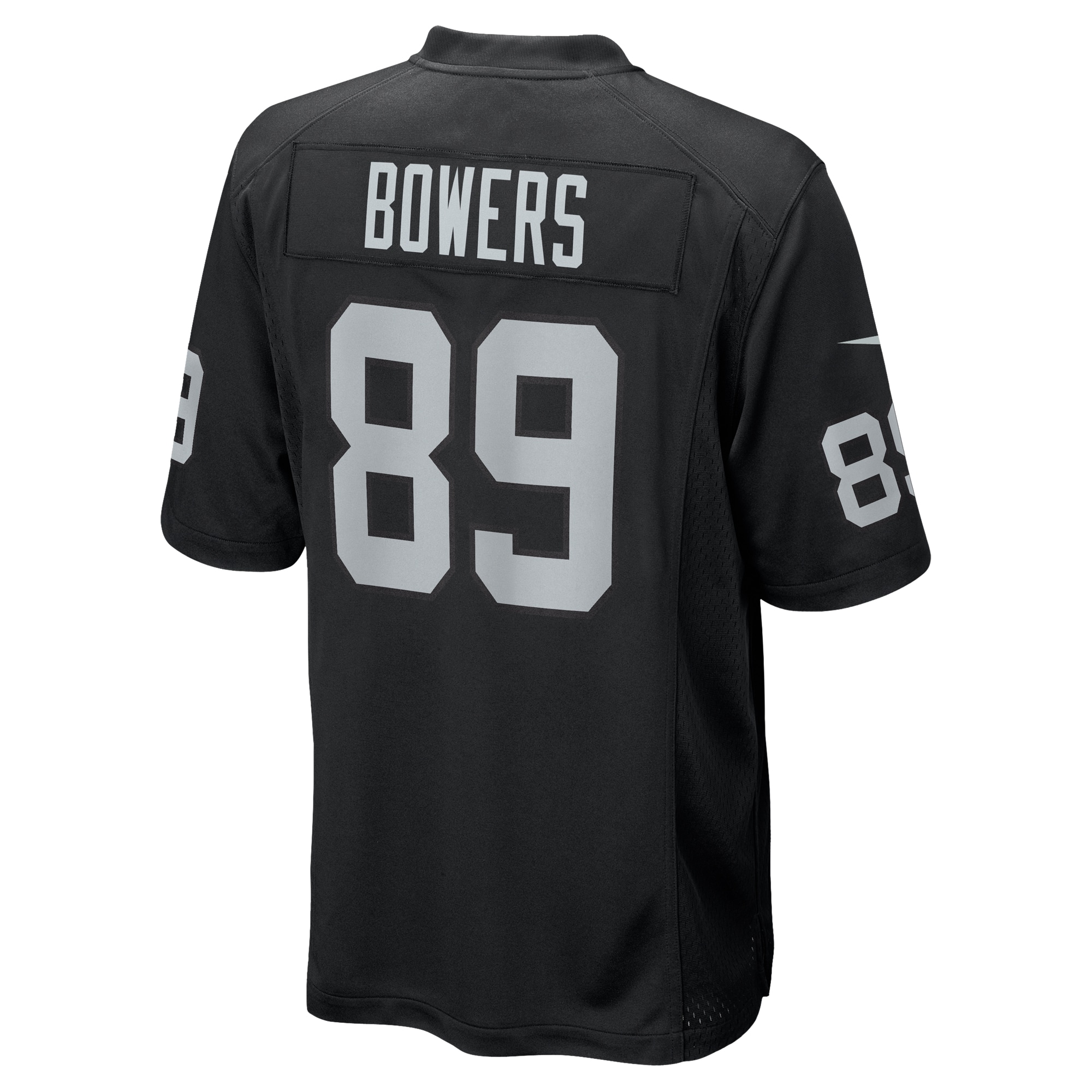 Men's Las Vegas Raiders Brock Bowers Black 2024 NFL Draft First Round Pick Player Game Jersey
