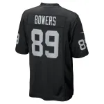 Men's Las Vegas Raiders Brock Bowers Black 2024 NFL Draft First Round Pick Player Game Jersey