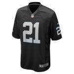 Men's Las Vegas Raiders Cliff Branch Black Retired Player Game Jersey