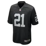 Men's Las Vegas Raiders Cliff Branch Black Retired Player Game Jersey