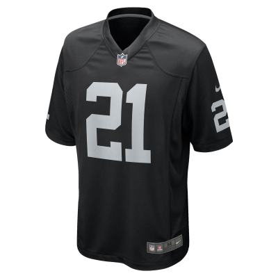 Men's Las Vegas Raiders Cliff Branch Black Retired Player Game Jersey 02