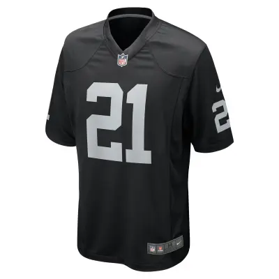 Men's Las Vegas Raiders Cliff Branch Black Retired Player Game Jersey 02