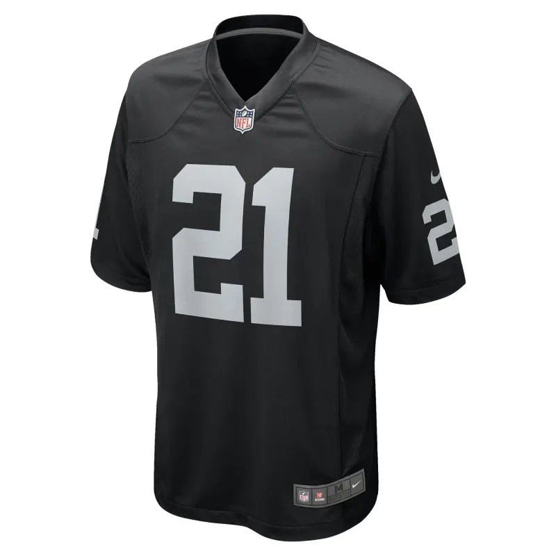 Men's Las Vegas Raiders Cliff Branch Black Retired Player Game Jersey