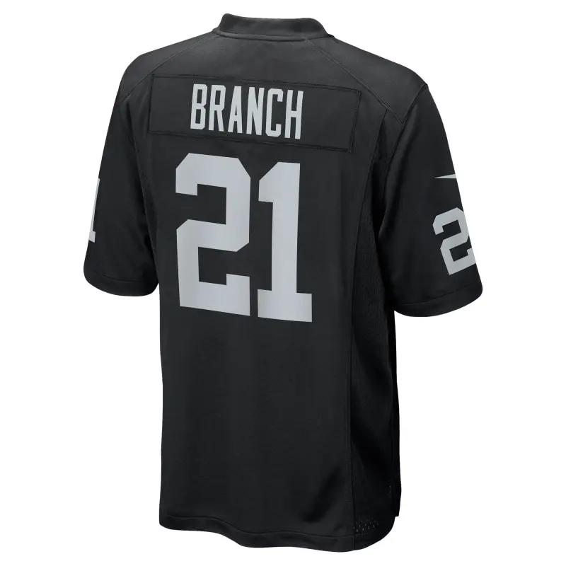 Men's Las Vegas Raiders Cliff Branch Black Retired Player Game Jersey