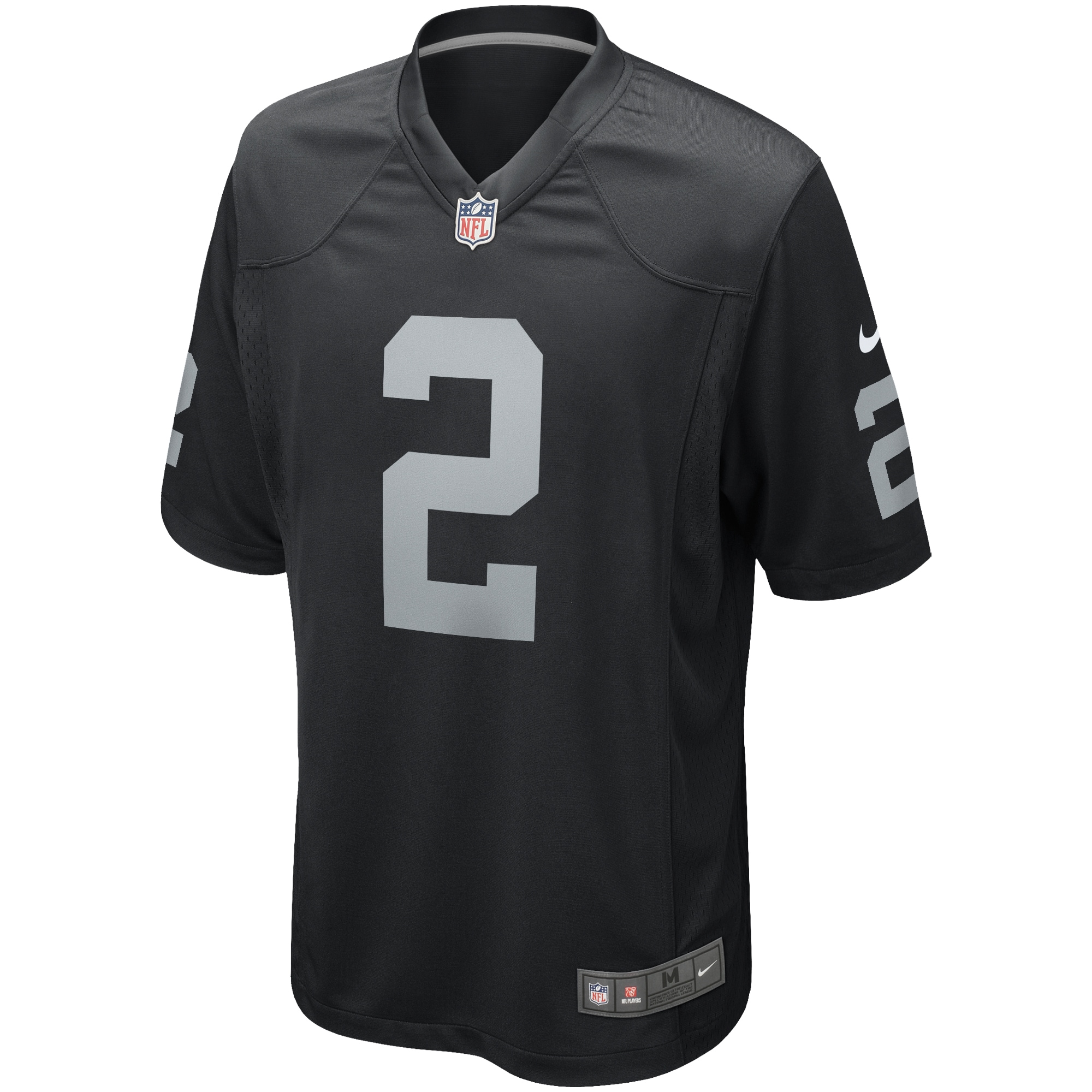 Men's Las Vegas Raiders Daniel Carlson Black Game Player Jersey