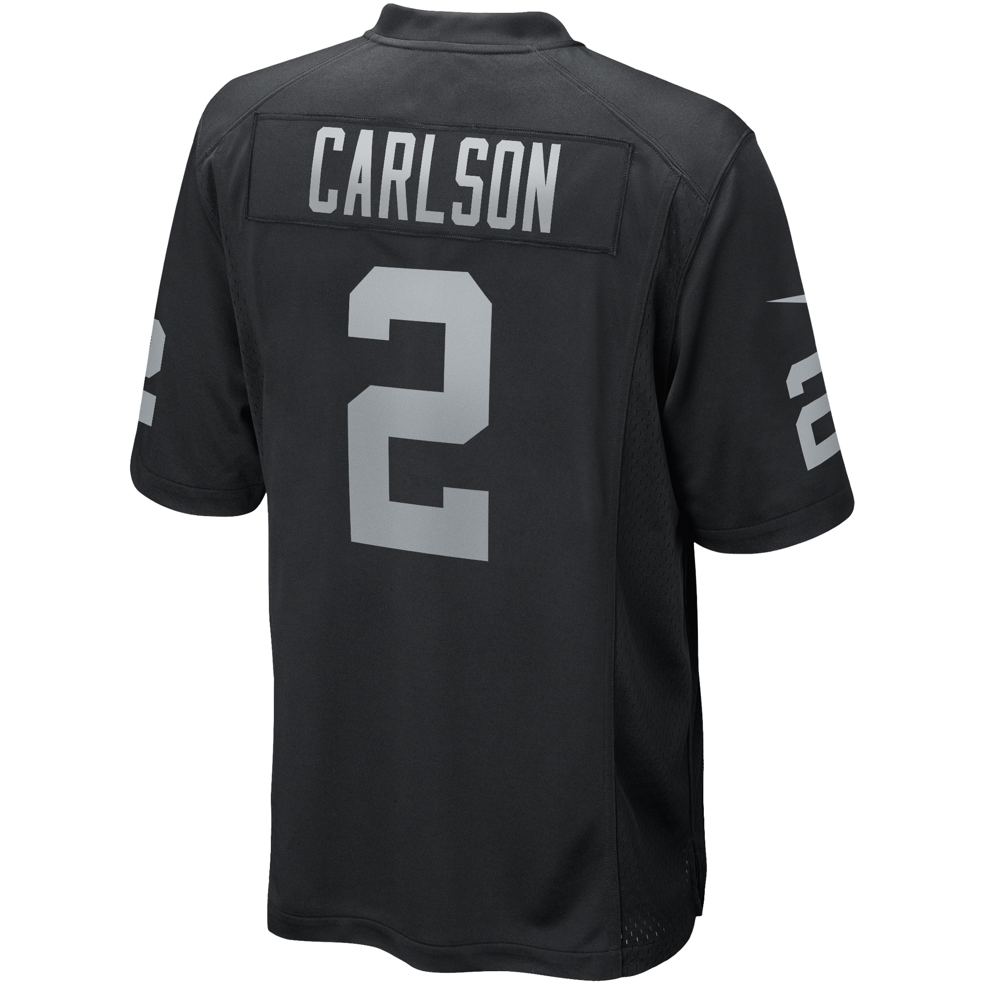 Men's Las Vegas Raiders Daniel Carlson Black Game Player Jersey