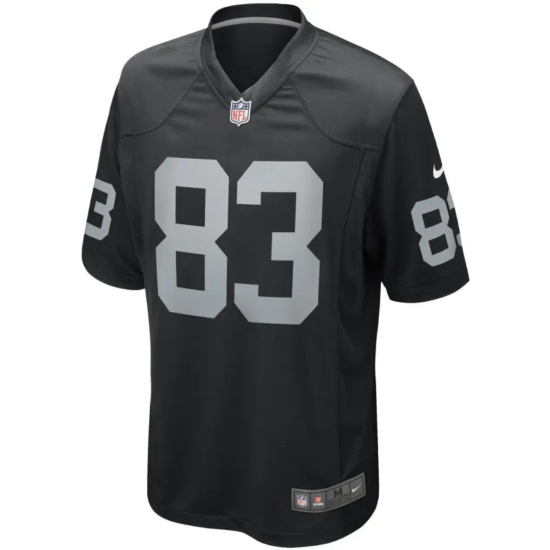 Men's Las Vegas Raiders Darren Waller Black Game Player Jersey
