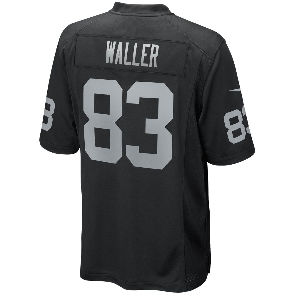Men's Las Vegas Raiders Darren Waller Black Game Player Jersey