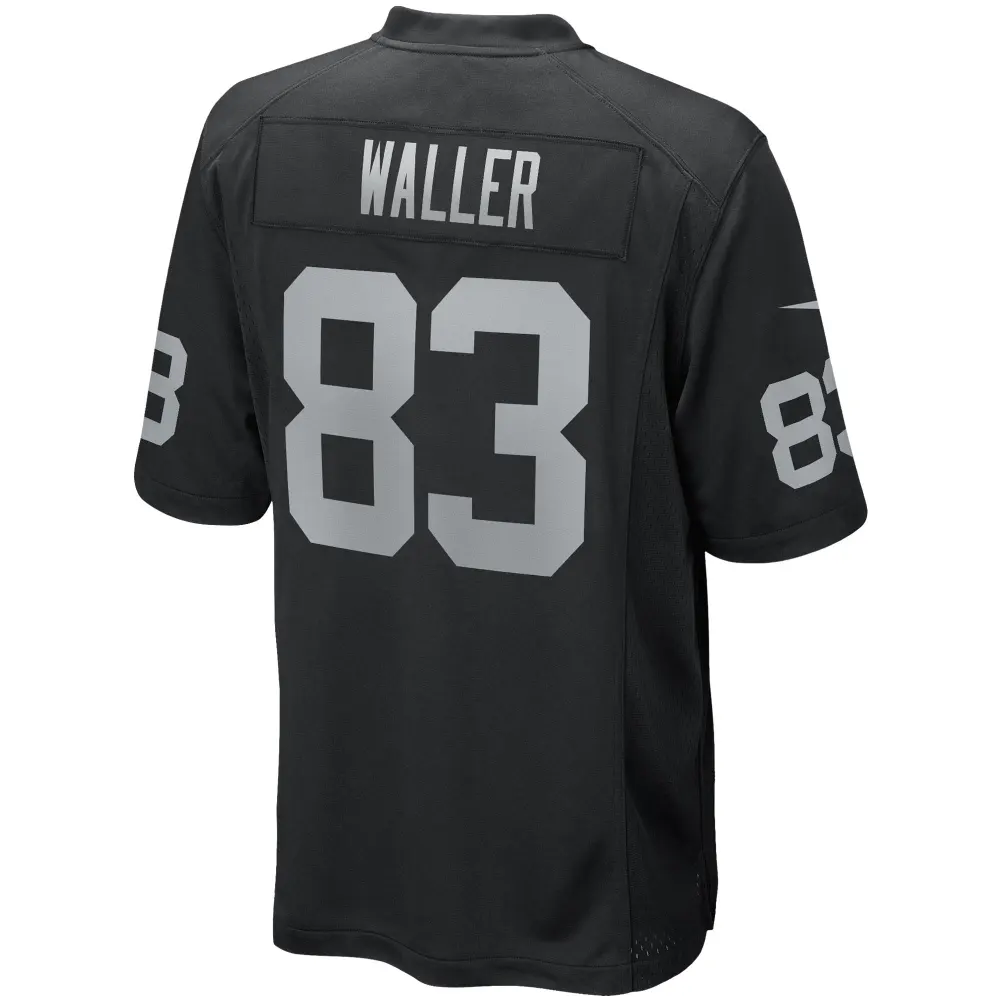 Men's Las Vegas Raiders Darren Waller Black Game Player Jersey
