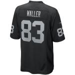 Men's Las Vegas Raiders Darren Waller Black Game Player Jersey