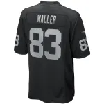 Men's Las Vegas Raiders Darren Waller Black Game Player Jersey