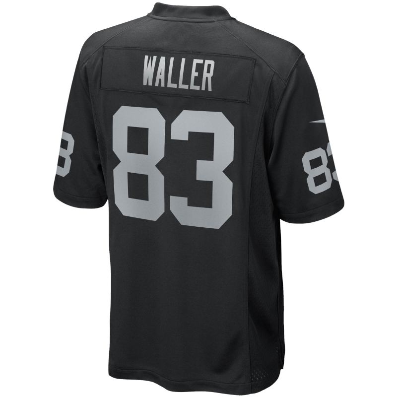 Men's Las Vegas Raiders Darren Waller Black Game Player Jersey