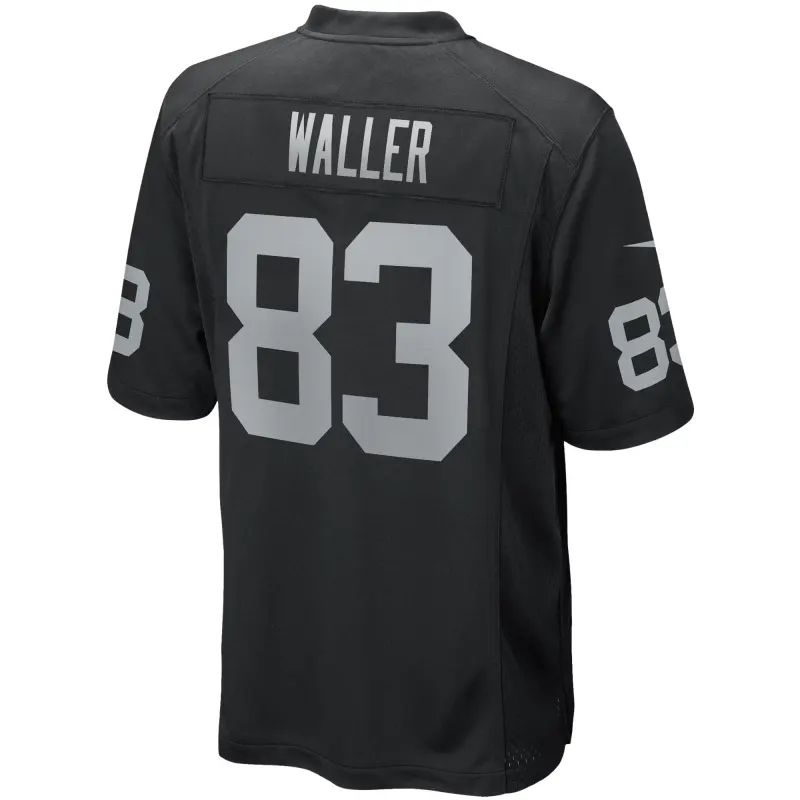 Men's Las Vegas Raiders Darren Waller Black Game Player Jersey
