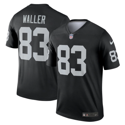 Men's Las Vegas Raiders Darren Waller Black Legend Jersey 01