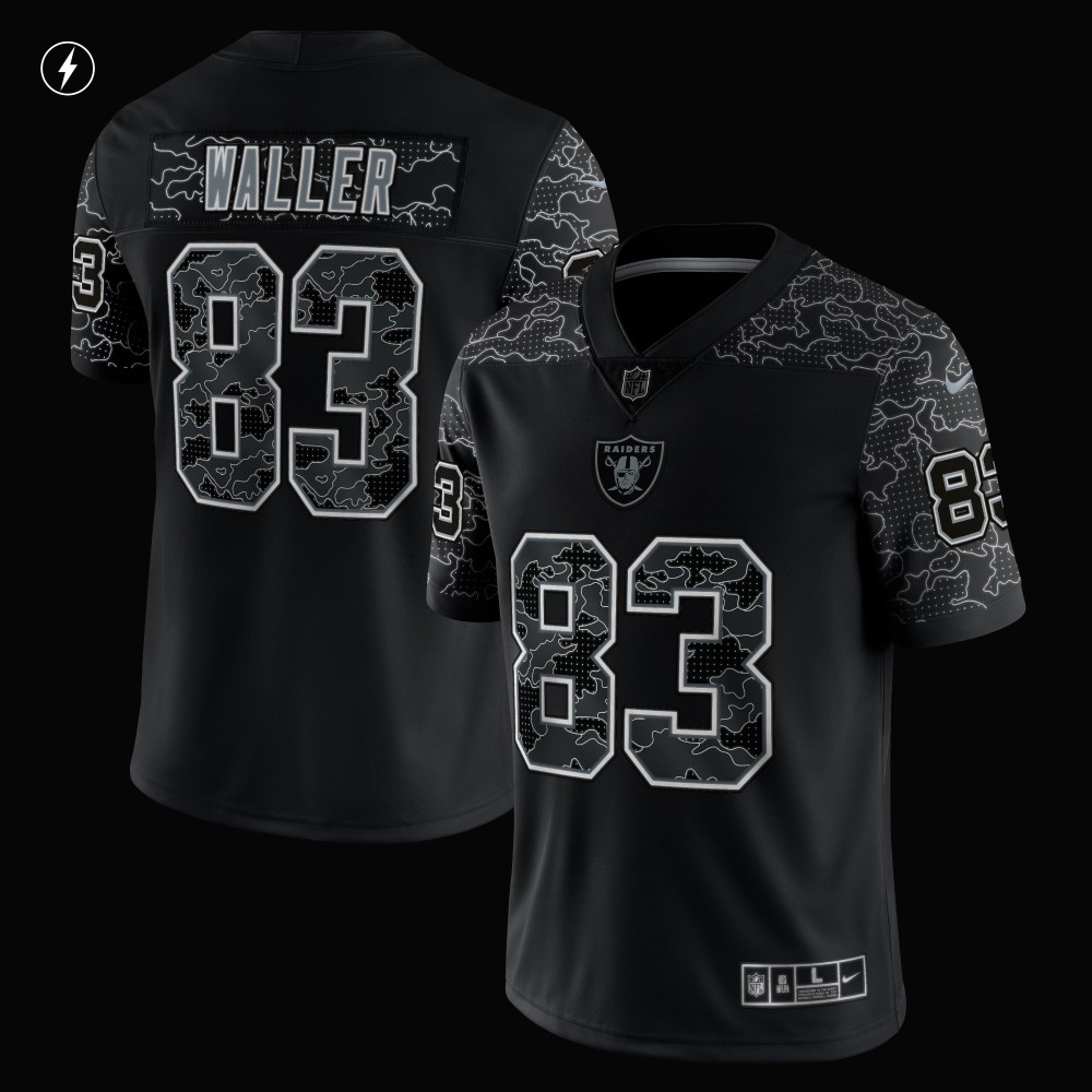 Men's Las Vegas Raiders Darren Waller Black RFLCTV Limited Jersey