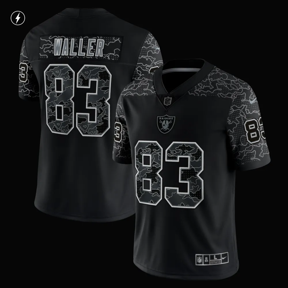 Men's Las Vegas Raiders Darren Waller Black RFLCTV Limited Jersey