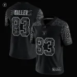 Men's Las Vegas Raiders Darren Waller Black RFLCTV Limited Jersey