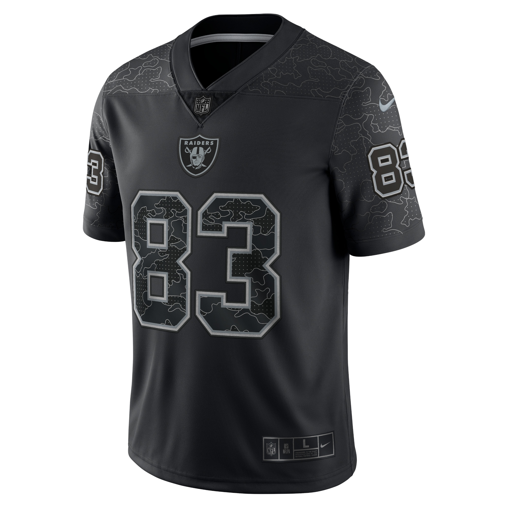 Men's Las Vegas Raiders Darren Waller Black RFLCTV Limited Jersey