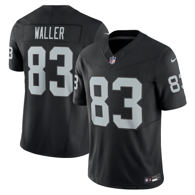 Men's Las Vegas Raiders Darren Waller Black Vapor F.U.S.E. Limited Jersey 01