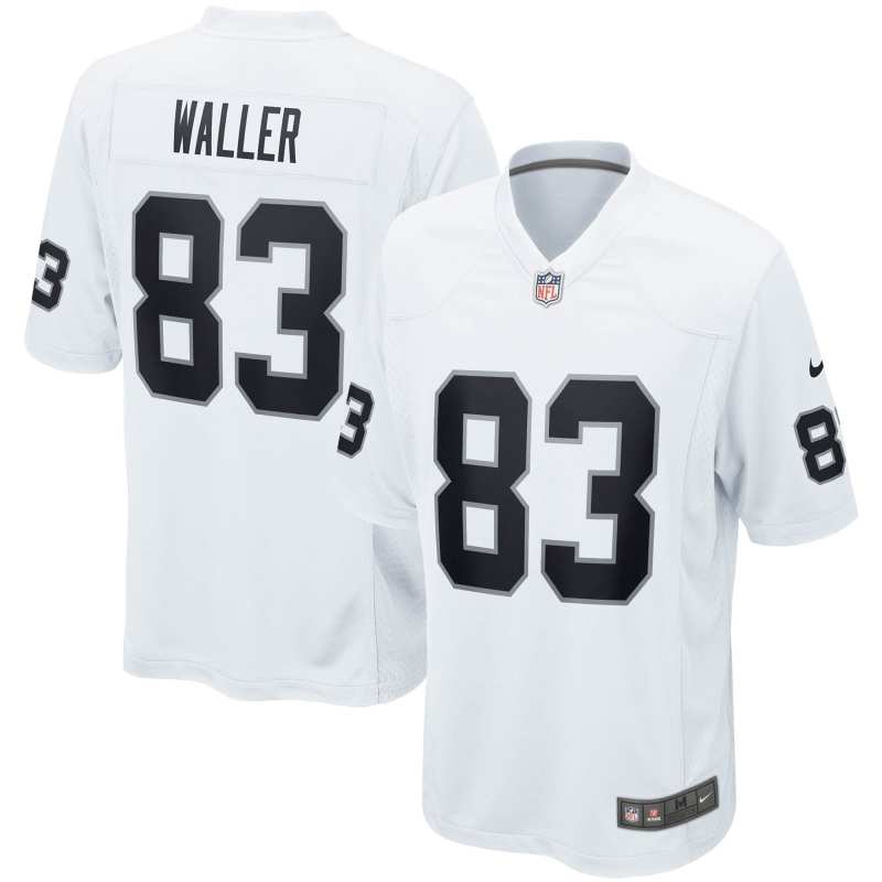 Men's Las Vegas Raiders Darren Waller White Game Jersey