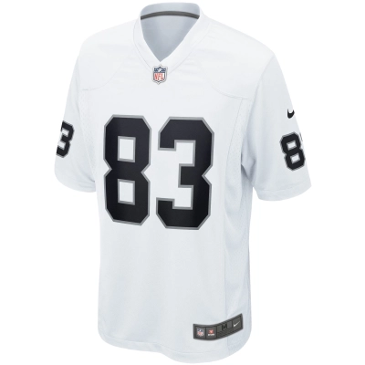 Men's Las Vegas Raiders Darren Waller White Game Jersey 02