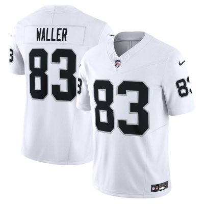 Men's Las Vegas Raiders Darren Waller White Vapor F.U.S.E. Limited Jersey 01