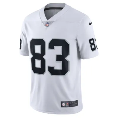 Men's Las Vegas Raiders Darren Waller White Vapor Limited Jersey 02