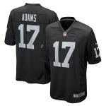 Men's Las Vegas Raiders Davante Adams Black Game Jersey