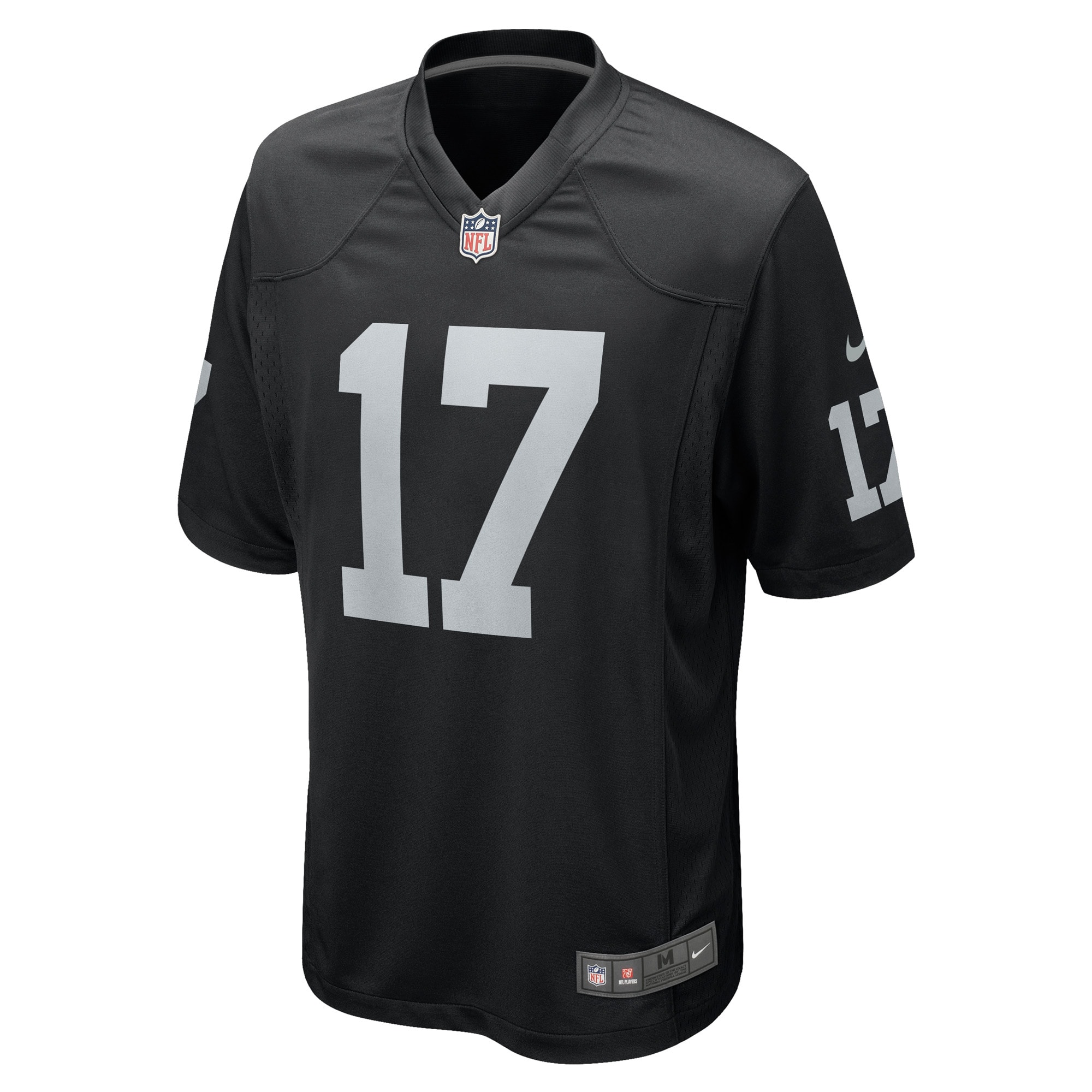 Men's Las Vegas Raiders Davante Adams Black Game Jersey
