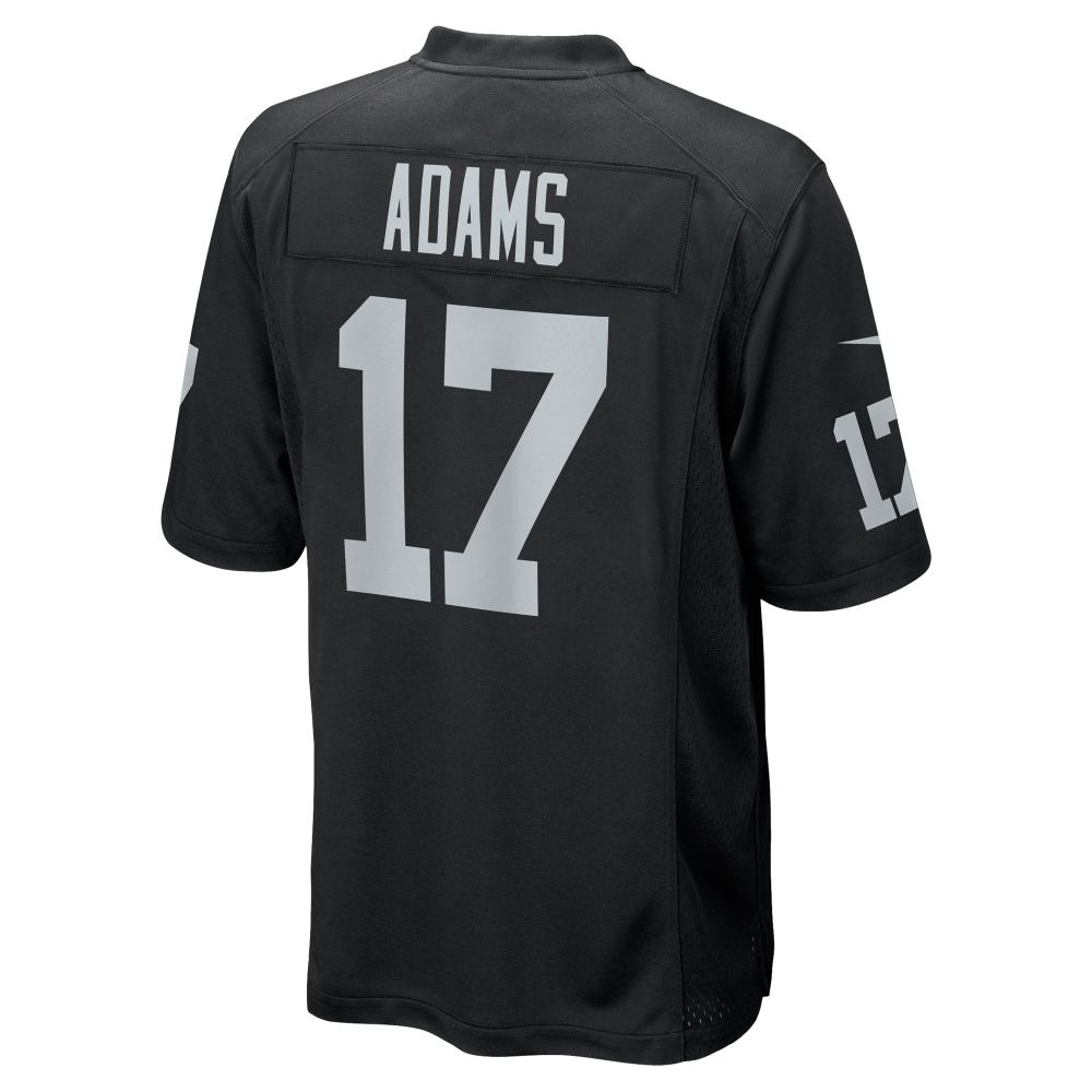 Men's Las Vegas Raiders Davante Adams Black Game Jersey