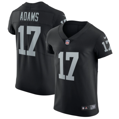 Men's Las Vegas Raiders Davante Adams Black Vapor Elite Jersey 01