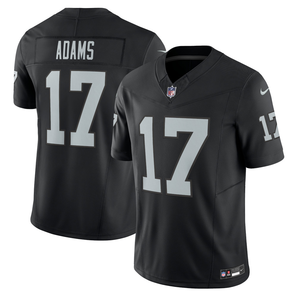 Men's Las Vegas Raiders Davante Adams Black Vapor F.U.S.E. Limited Jersey