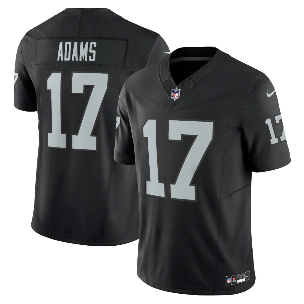 Men's Las Vegas Raiders Davante Adams Black Vapor F.U.S.E. Limited Jersey
