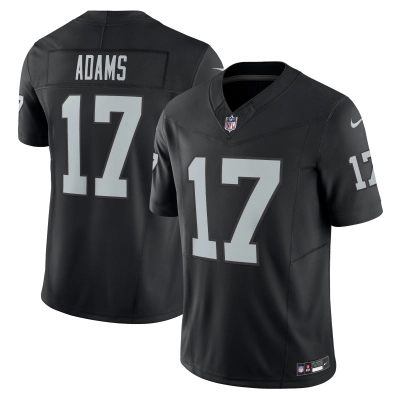 Men's Las Vegas Raiders Davante Adams Black Vapor F.U.S.E. Limited Jersey 01