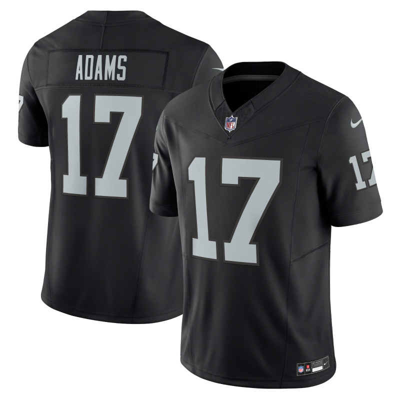 Men's Las Vegas Raiders Davante Adams Black Vapor F.U.S.E. Limited Jersey