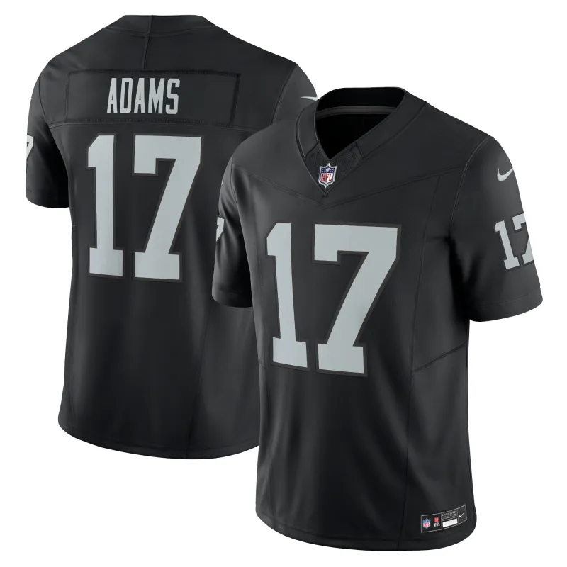 Men's Las Vegas Raiders Davante Adams Black Vapor F.U.S.E. Limited Jersey