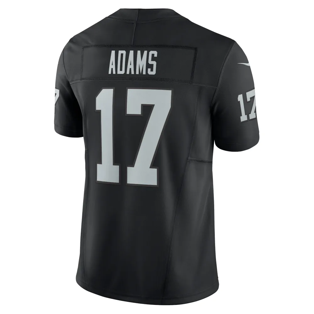 Men's Las Vegas Raiders Davante Adams Black Vapor F.U.S.E. Limited Jersey
