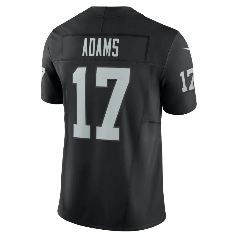 Men's Las Vegas Raiders Davante Adams Black Vapor F.U.S.E. Limited Jersey