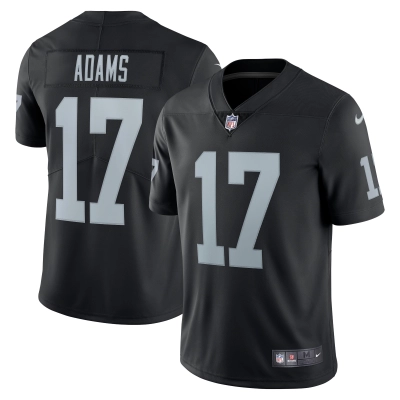 Men's Las Vegas Raiders Davante Adams Black Vapor Limited Jersey 01