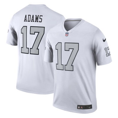 Men's Las Vegas Raiders Davante Adams White Alternate Legend Jersey 01