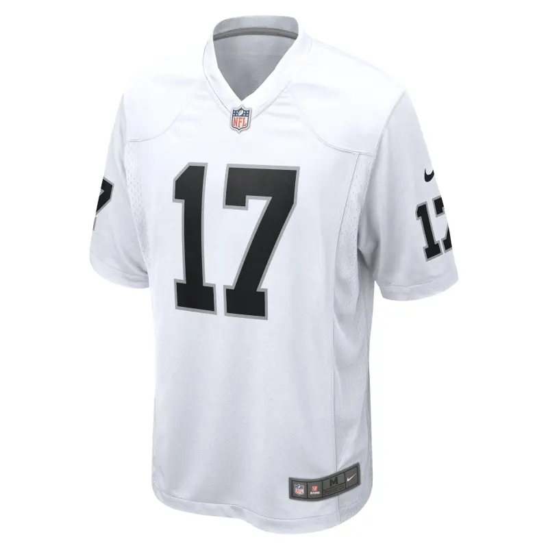 Men's Las Vegas Raiders Davante Adams White Game Jersey
