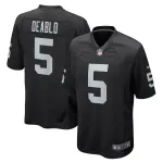 Men's Las Vegas Raiders Divine Deablo Black Player Game Jersey