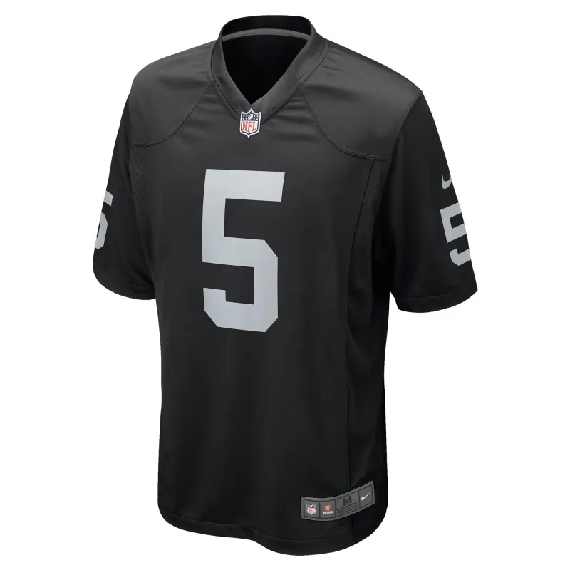 Men's Las Vegas Raiders Divine Deablo Black Player Game Jersey