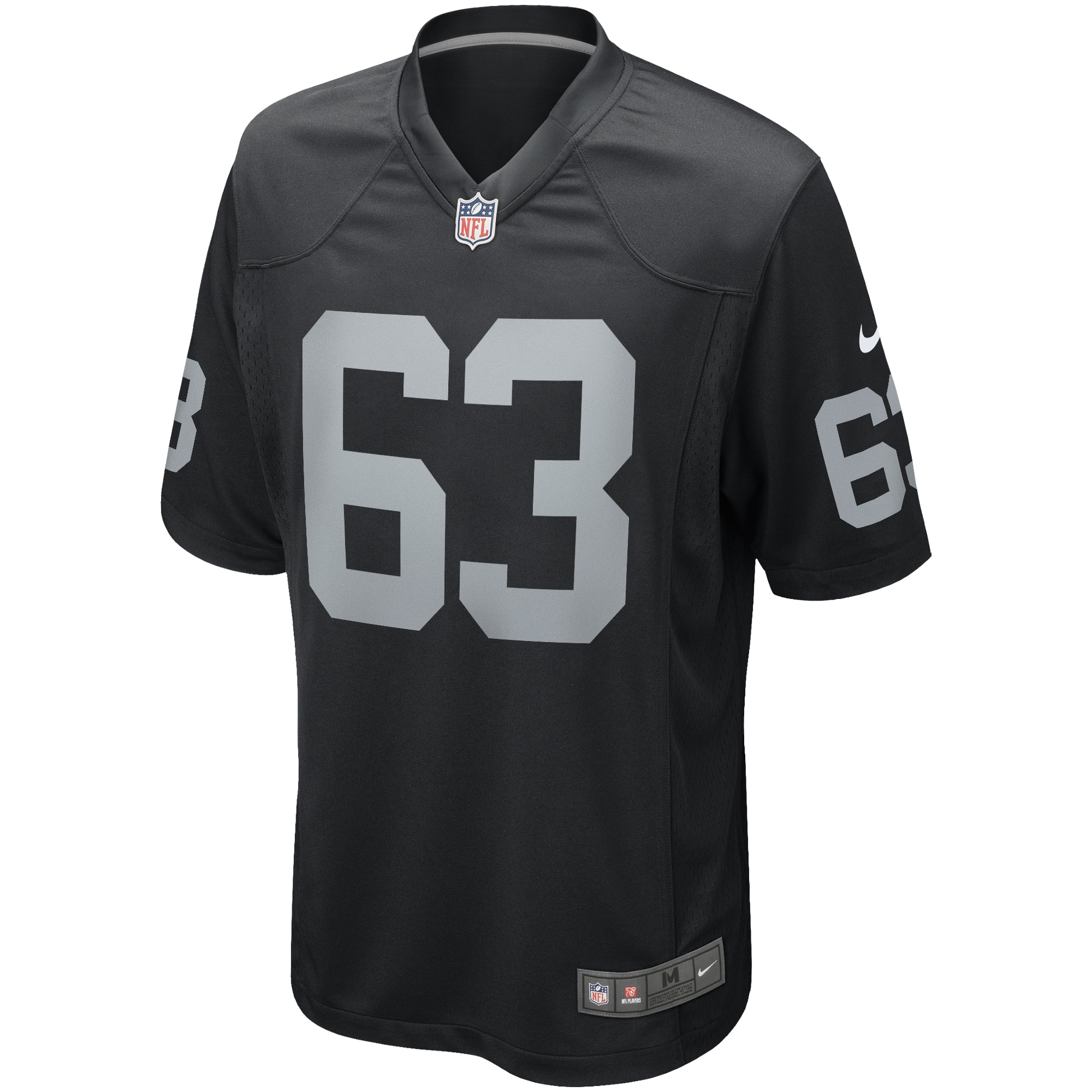 Men's Las Vegas Raiders Gene Upshaw Black Game Retired Player Jersey